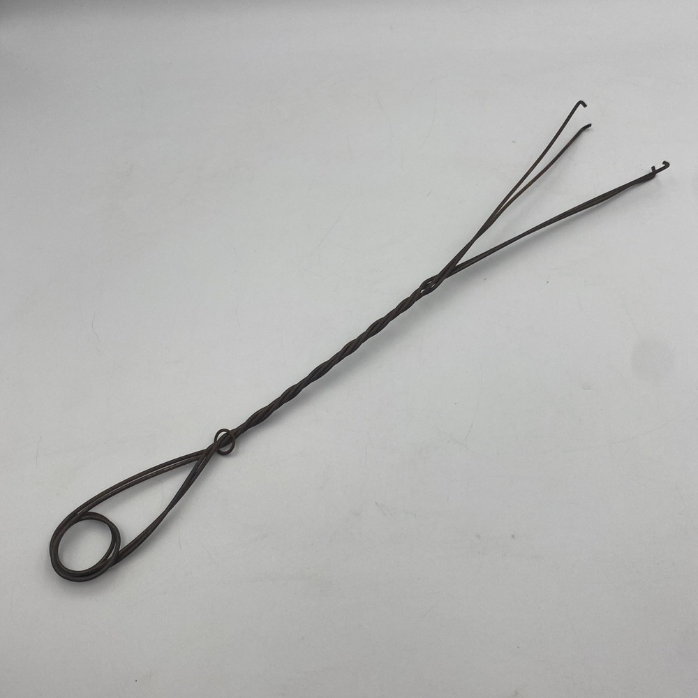 Rare Antique‎ Oil Lamp Chimney Cleaner Wire Expanding 15"